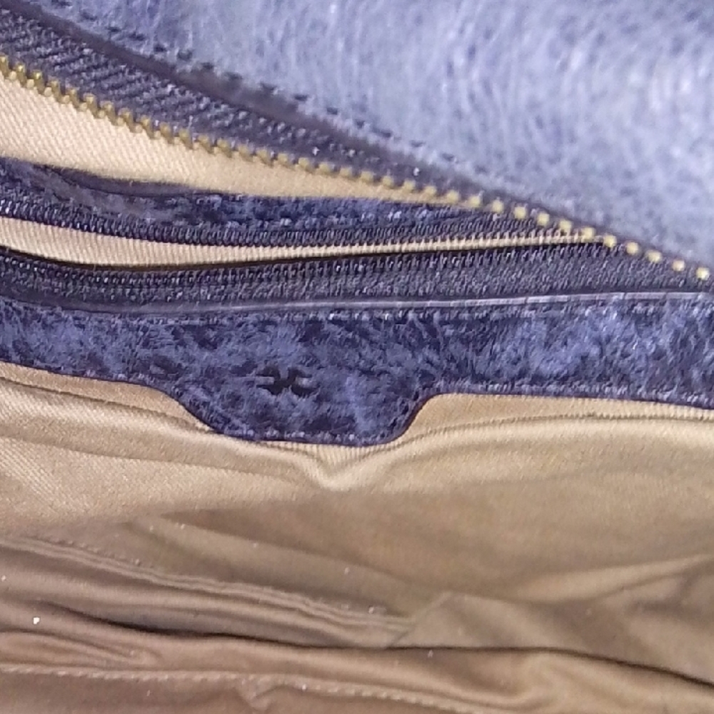 Lucky Brand Black Hobo Bag with Fringe - Picture 12 of 14